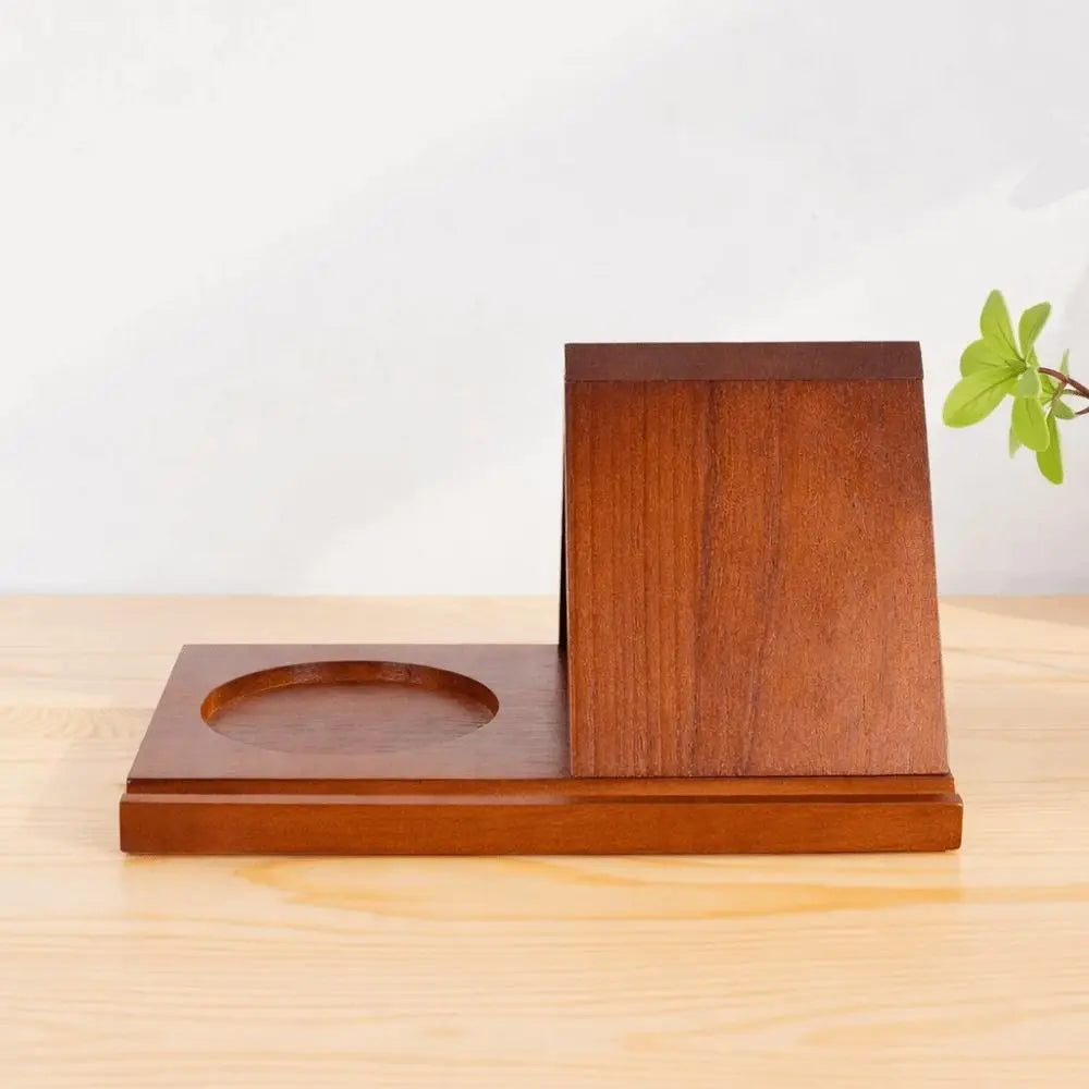 Triangle Wooden Book Holder, Solid Wood Book Rest, By1994