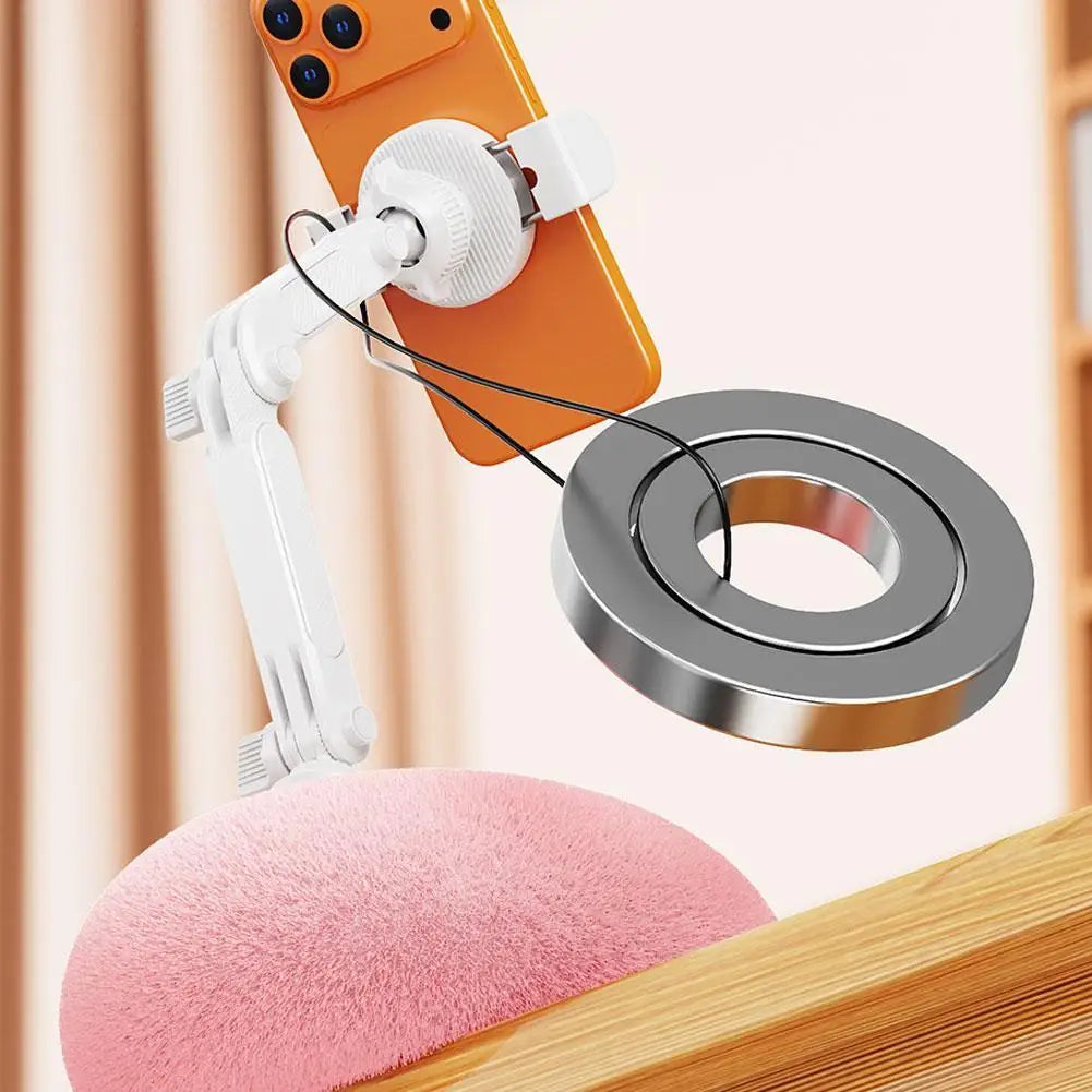 Plush Phone Holder Foldable Rotatable Car Sofa Bed Lazy Holder For Mobile Tablet Pillow Stand Adjustable For Reading On Bed